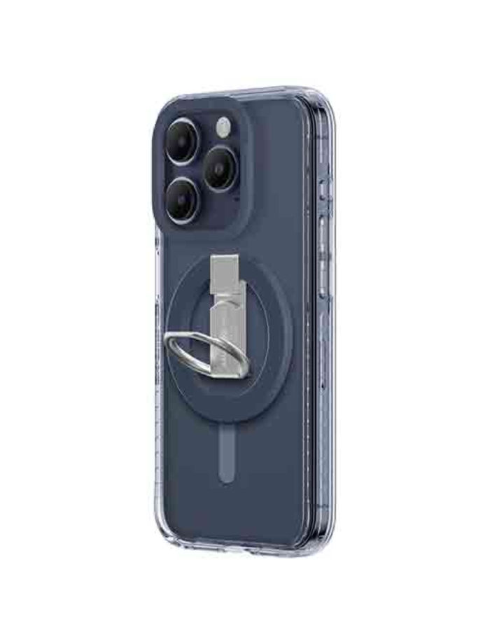 Amazing Thing titan Set (Cover + Grip) for iPhone 15 Pro - Blue - Premium from shopiqat - Just $15! Shop now at shopiqat